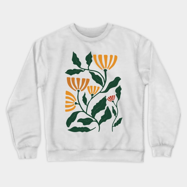 Boho Flowers 18 Crewneck Sweatshirt by Dream Print Designs